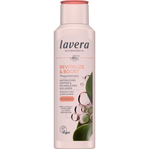 Lavera PFLEGESHAMPOO REVITALIZE & BOOST Natürliches Koffein & pflanzliches Kollagen