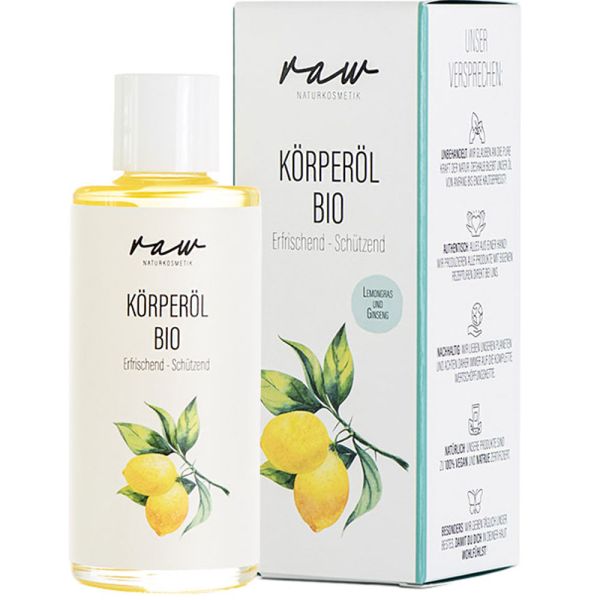 raw Naturkosmetik Körperöl Erfrischend