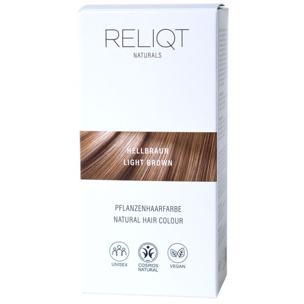 Reliqt Naturals Pflanzenhaarfarbe Hellbraun