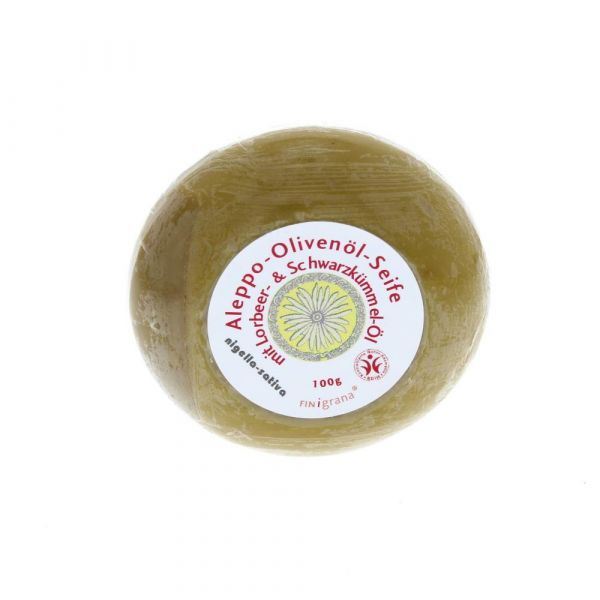 Finigrana Alepposeife mit Nigella Sativa Finigrana Alepposeife mit Nigella Sativa