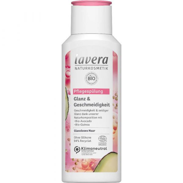 Lavera PFLEGESPÜLUNG GLANZ & GESCHMEIDIGKEIT Bio-Avocado & Bio-Quinoa Lavera PFLEGESPÜLUNG GLANZ & GESCHMEIDIGKEIT Bio-Avocado & Bio-Quinoa