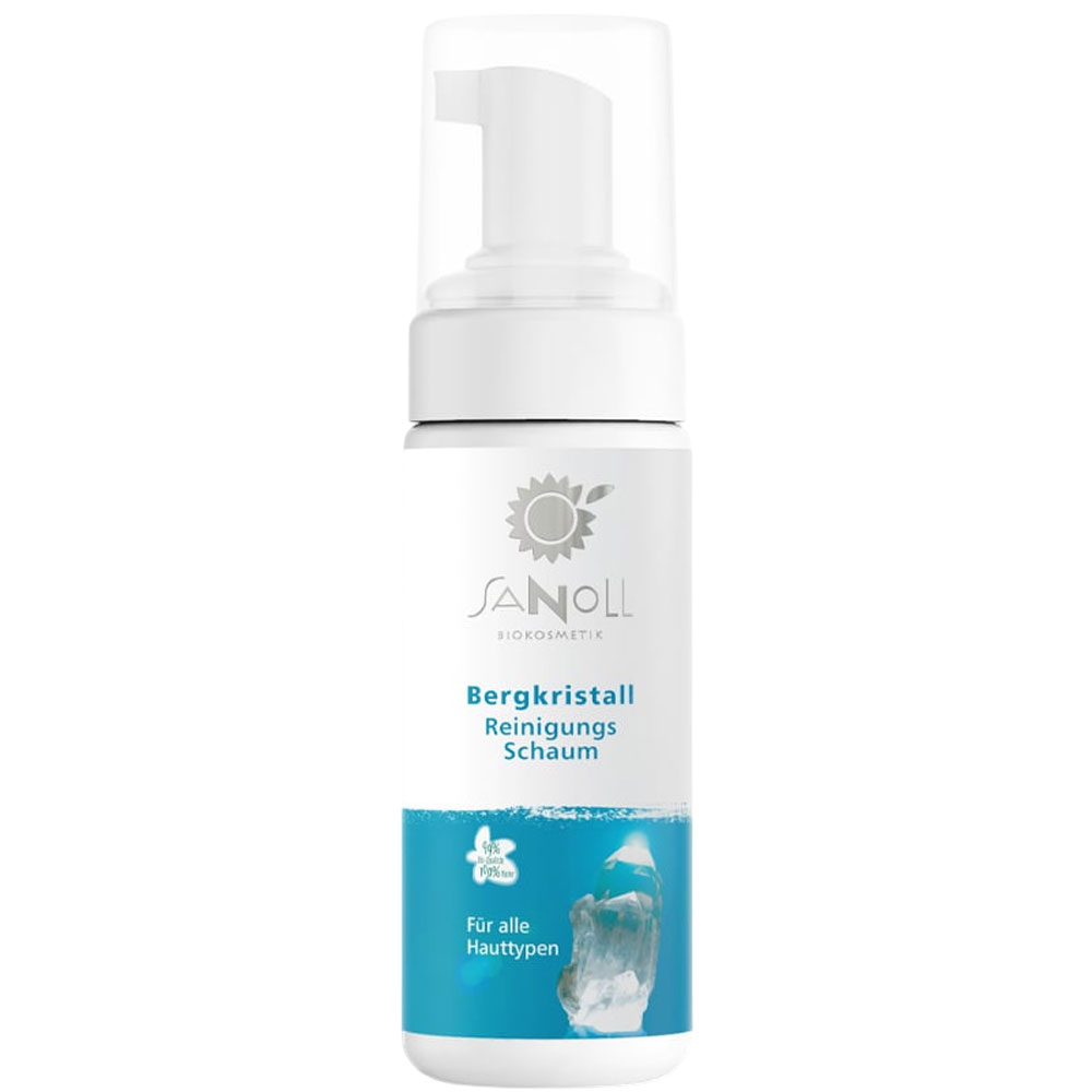 Sanoll Mousse nettoyante au cristal de roche 150 ml - Soins du visage