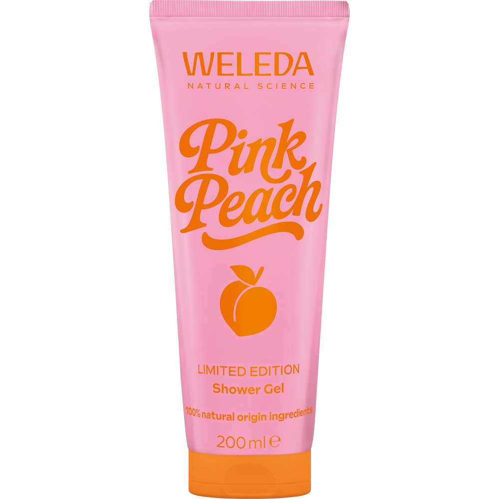 WELEDA Gel doccia alla pesca rosa