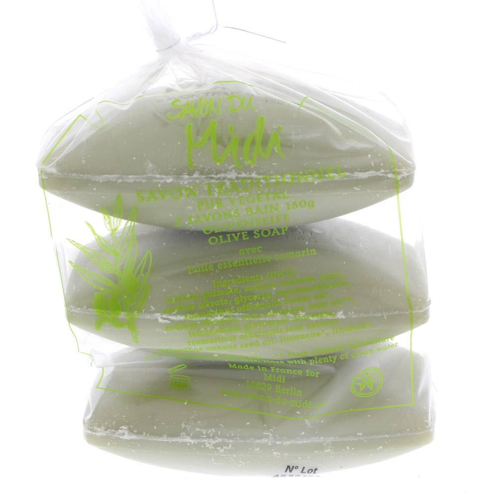 Savon Du Midi Savon à l'olive et au romarin 450 g - Savon Du Midi