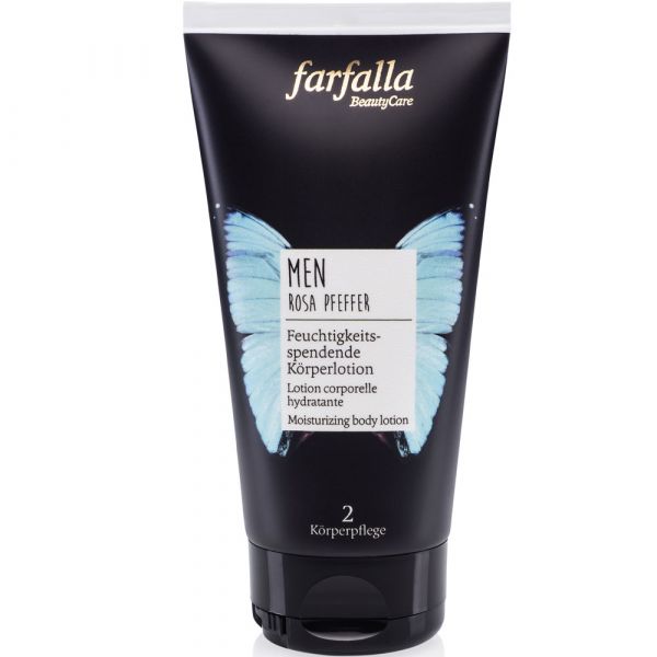 Farfalla Men Rosa Pfeffer Feuchtigkeitsspendende Körperlotion Farfalla Men Rosa Pfeffer Feuchtigkeitsspendende Körperlotion
