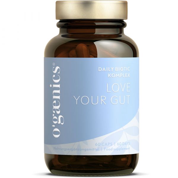 Ogaenics LOVE YOUR GUT DAILY BIOTIC-KOMPLEX Bio 60 Kapseln