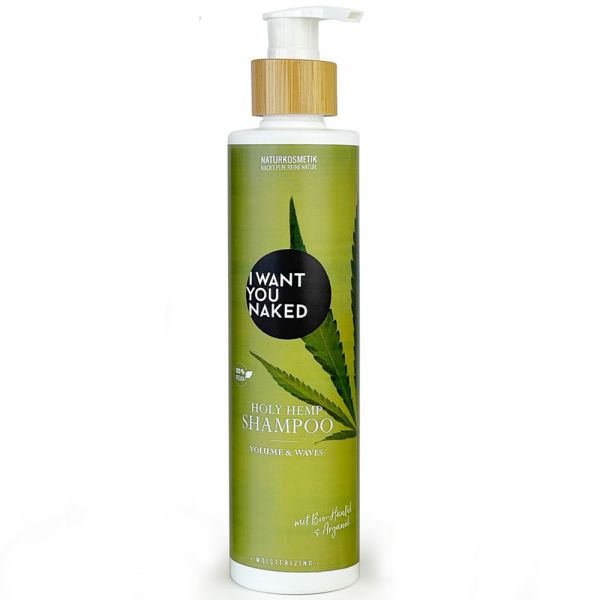 I Want You Naked Intensiv pflegendes Volumen Shampoo mit Bio-Hanfsamenöl 250ml I Want You Naked Intensiv pflegendes Volumen Shampoo mit Bio-Hanfsamenöl 250ml