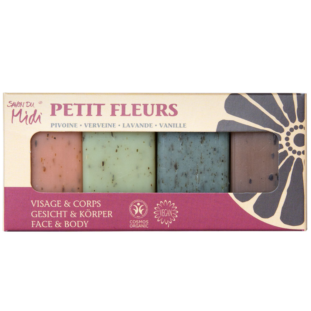 Savon Du Midi Savons pour invités Petit Fleurs 80 g - Savon Du Midi