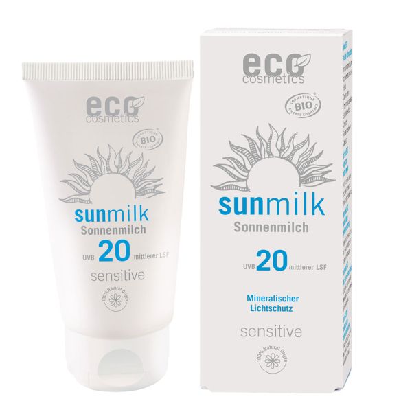 Eco Cosmetics Sonnenmilch LSF 20 sensitive