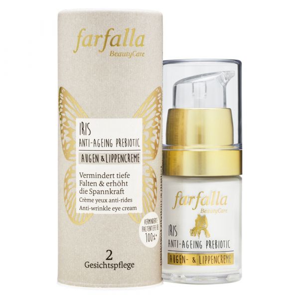 Farfalla Iris Anti-Ageing Prebiotic Augen & Lippencreme Farfalla Iris Anti-Ageing Prebiotic Augen & Lippencreme