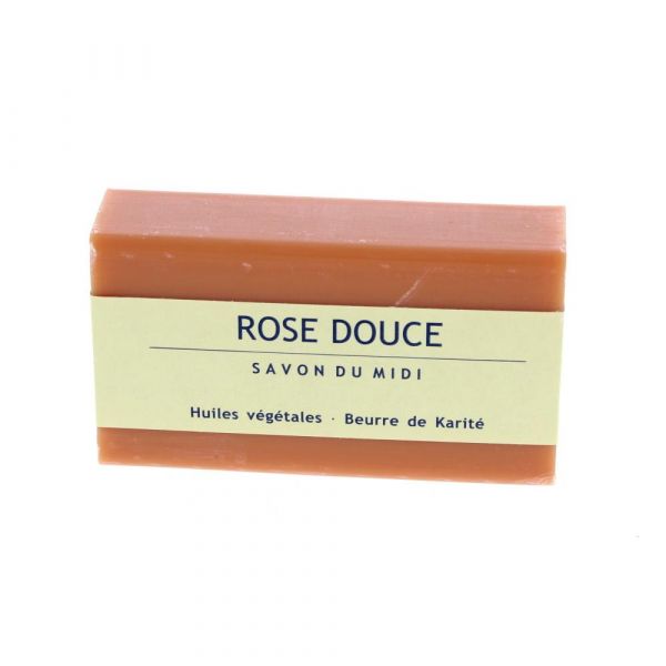 Savon Du Midi Rose Douce Karité-Seife