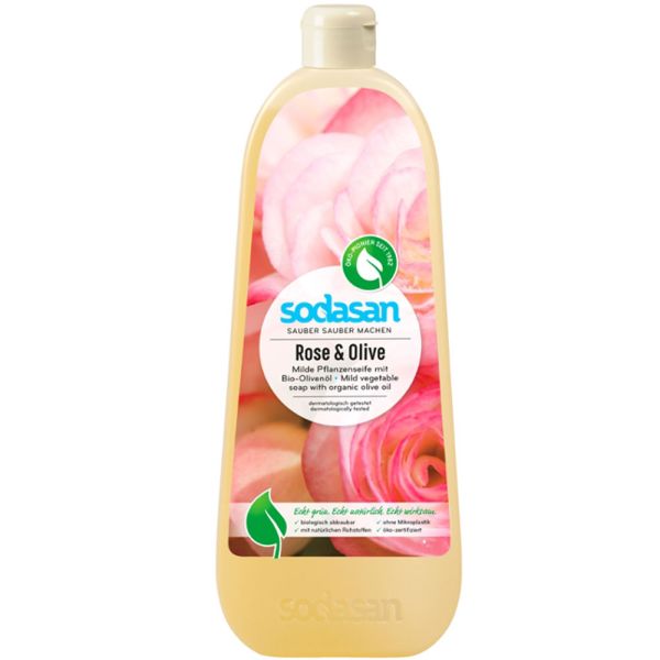 Sodasan Rose-Olive Seife liquid 1 Liter