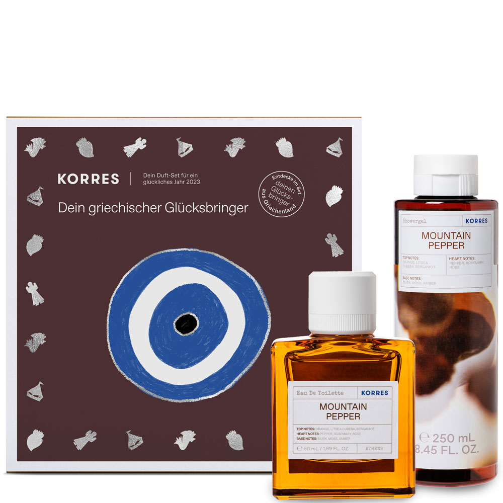 Korres MOUNTAIN PEPPER Duftset für Ihn BioNaturel.de