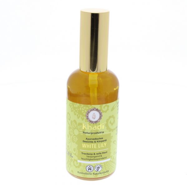 Khadi Gesichts & Körperöl White Lily 100ml