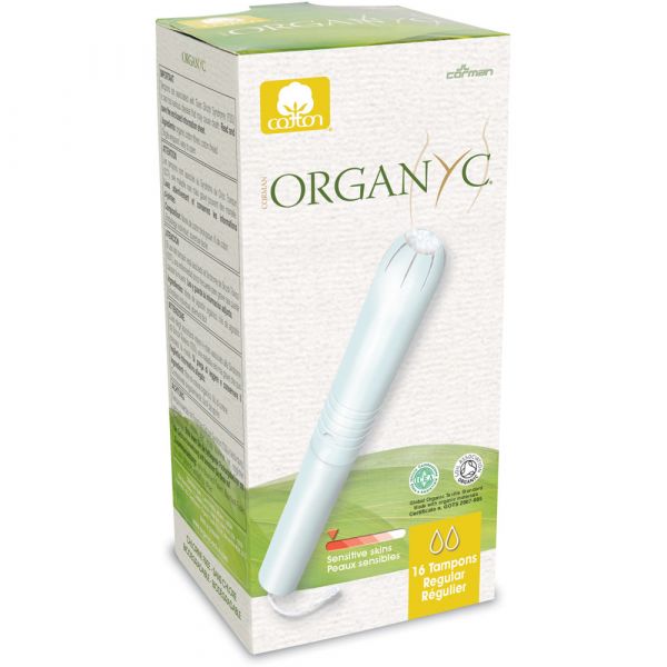 Organyc Tampons Regular 16 Stück mit Applikator