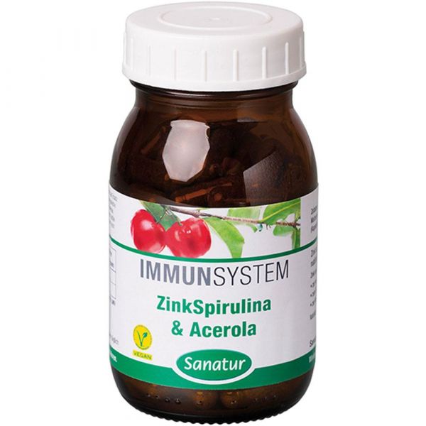 Sanatur Zink Spirulina Acerola Kapseln 90 Stück Sanatur Zink Spirulina Acerola Kapseln 90 Stück