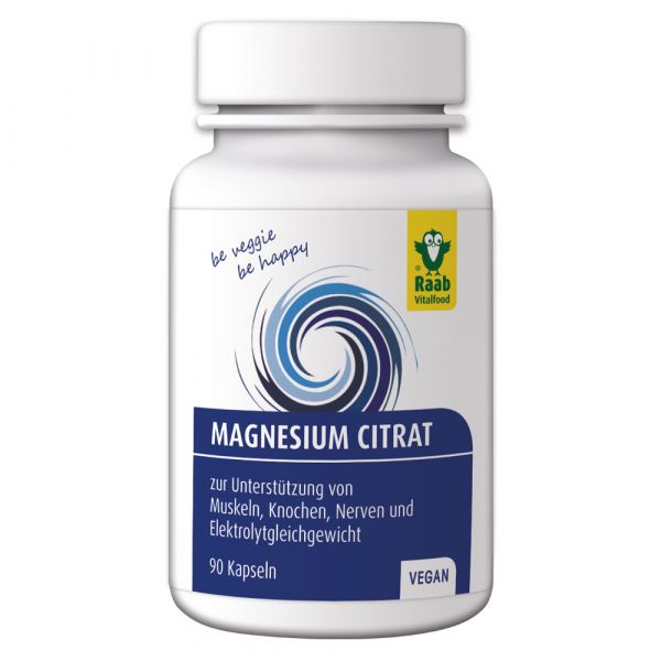 Raab Vitalfood Magnesiumcitrat Kapseln 90 Stück Raab Vitalfood Magnesiumcitrat Kapseln 90 Stück