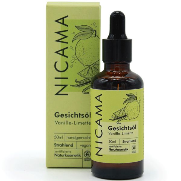 NICAMA Gesichtsöl - Vanille-Limette