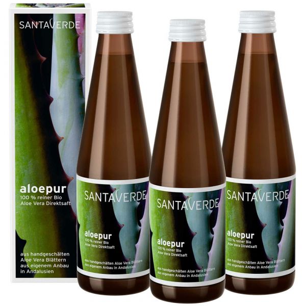 Santaverde aloepur 100% reiner Aloe Vera Saft 990ml