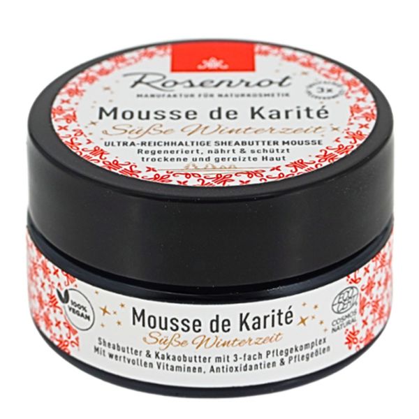 Rosenrot Mousse Süße Winterzeit