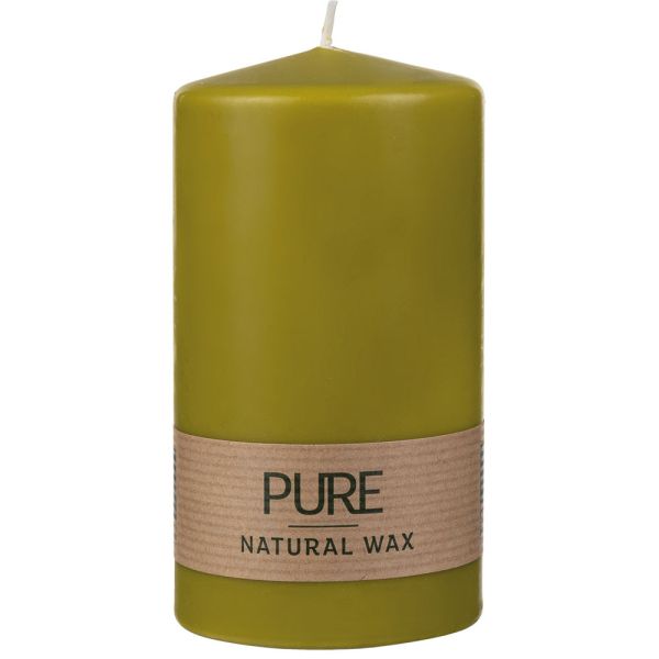 Pure Natural Wax Candel olive 130x70 Pure Natural Wax Candel olive 130x70
