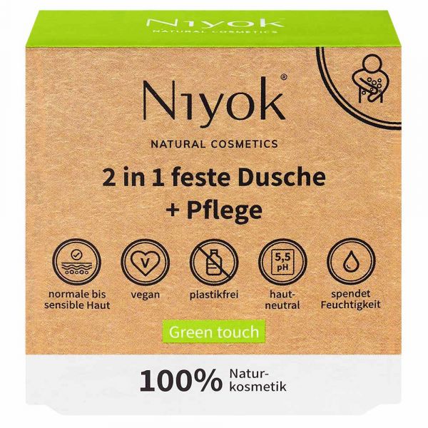 Niyok Feste Dusche+Pflege Green