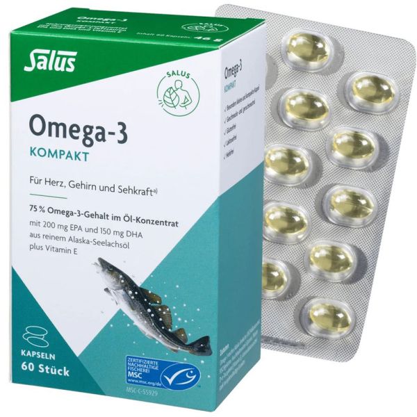 Salus Omega-3 Kompakt Kapseln 46g