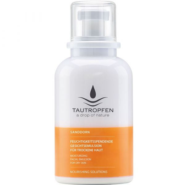 Tautropfen Sanddorn Feuchtigkeitspendene Gesichtsemulsion Tautropfen Sanddorn Feuchtigkeitspendene Gesichtsemulsion