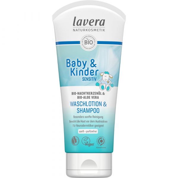 Lavera Baby & Kinder Sensitiv Waschlotion & Shampoo