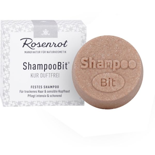 Rosenrot Festes Shampoo Kur duftfrei