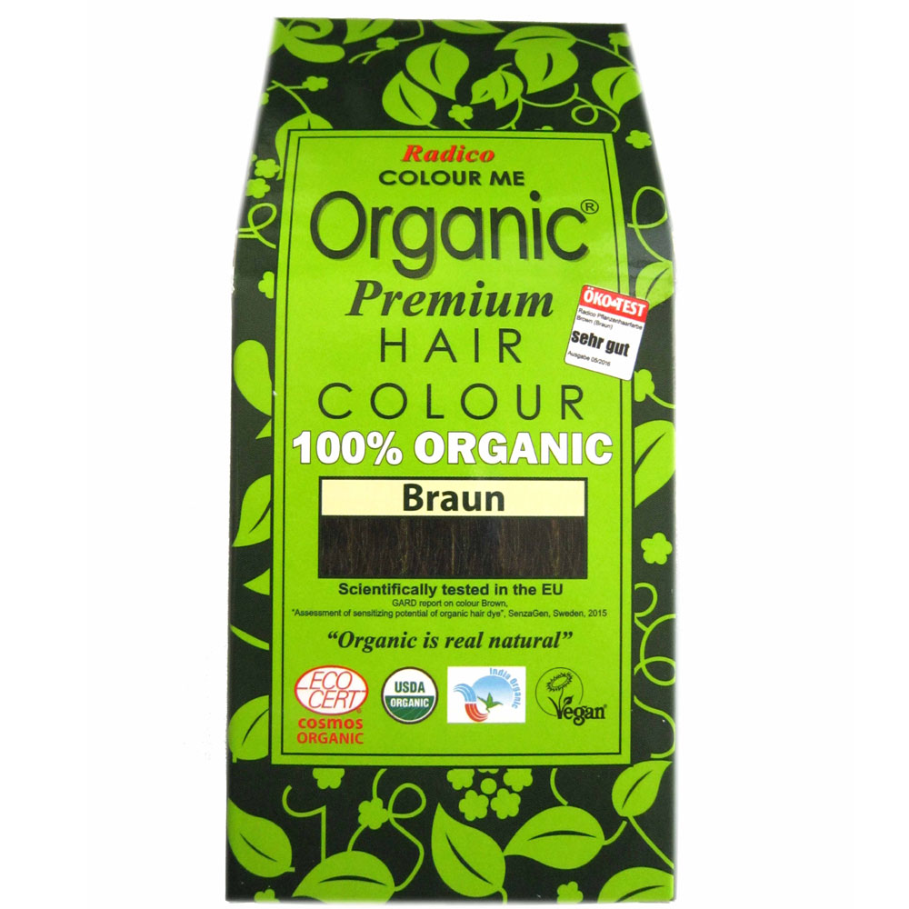 Radico Teinture pour cheveux organiques Braun 100 g - Radico