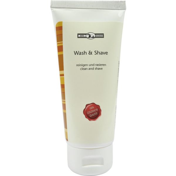 Gold Dachs Wash und Shave