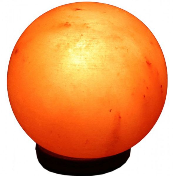 Naturgut Runde Salzlampe Kugel Kristallsalz Lampe aus dem Himalaya
