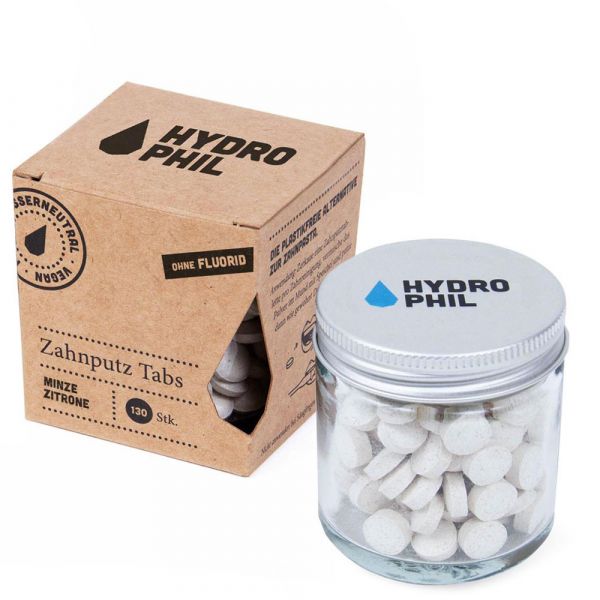 Hydrophil Zahnputz-Tabs Minze-Zitrone ohne Fluorid Hydrophil Zahnputz-Tabs Minze-Zitrone ohne Fluorid
