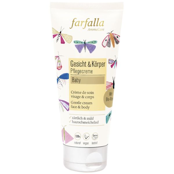 Farfalla Baby Rose Zärtliche Pflegecreme Gesicht & Körper