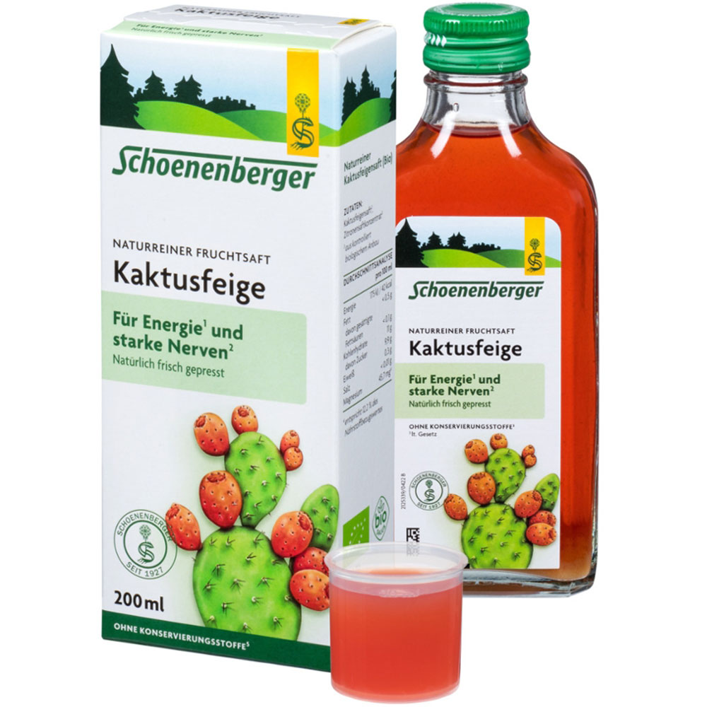 Schoenenberger Jus de figues de Barbarie 200 ml - Complément alimentaire