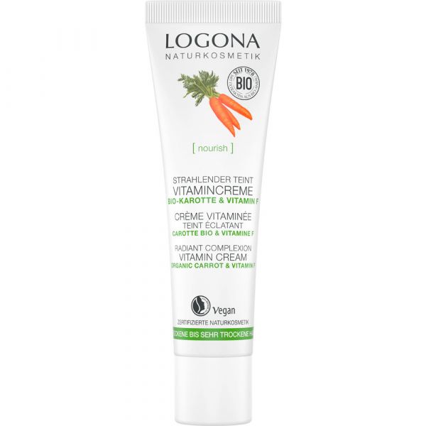 Logona Strahlender Teint Vitamincreme Bio-Karotte & Vitamin F Logona Strahlender Teint Vitamincreme Bio-Karotte & Vitamin F