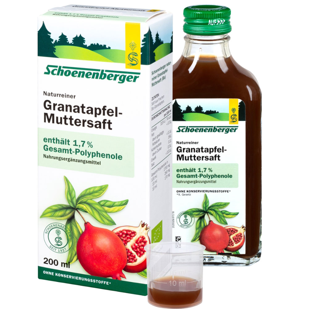 Schoenenberger Jus de grenade mère 200 ml - Complément alimentaire