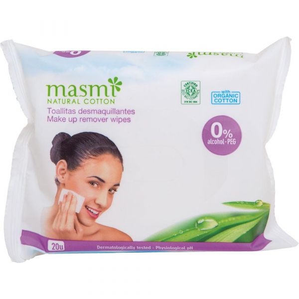 Masmi Bio Make-Up Reinigungstücher