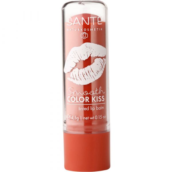 Sante Smooth COLOR KISS tinted lip balm 01 Soft Coral