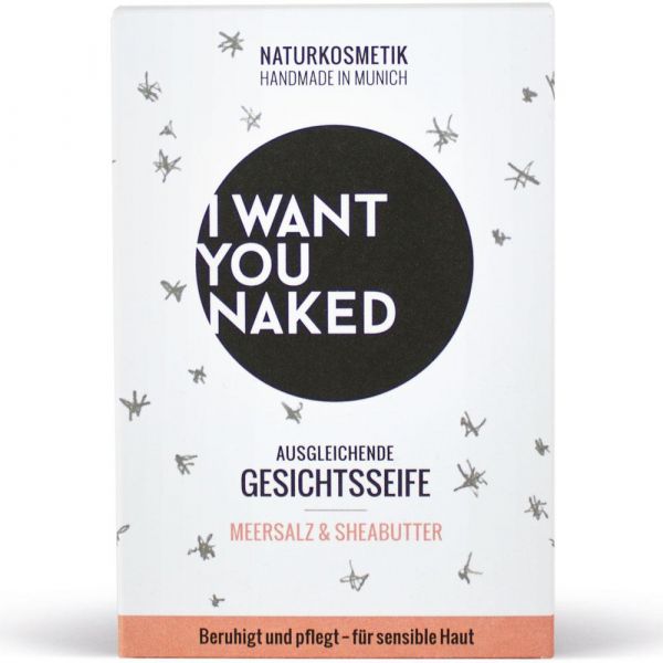 I Want You Naked Gesichtsseife Meersalz & Sheabutter