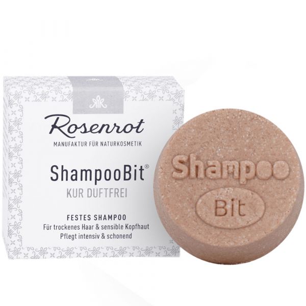 Rosenrot Festes Shampoo Kur duftfrei