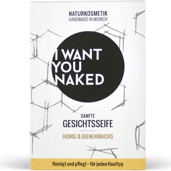 I Want You Naked Gesichtsseife Honig & Bienenwachs I Want You Naked Gesichtsseife Honig & Bienenwachs