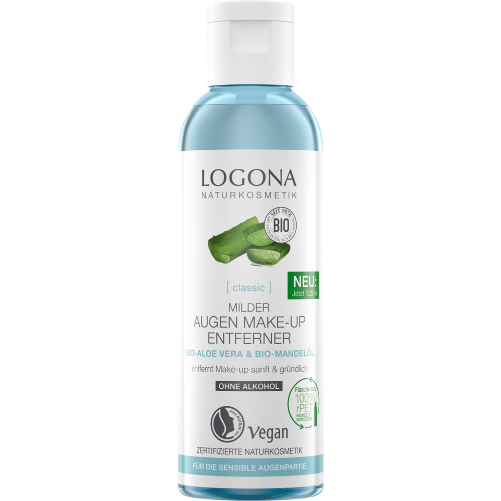 Logona Milder Augen Make-up Entferner Bio-Aloe Vera | Bio-Naturel.de