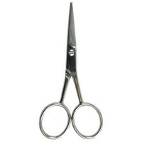 Gold Dachs Bartschere 10 cm vernickelt im Blister