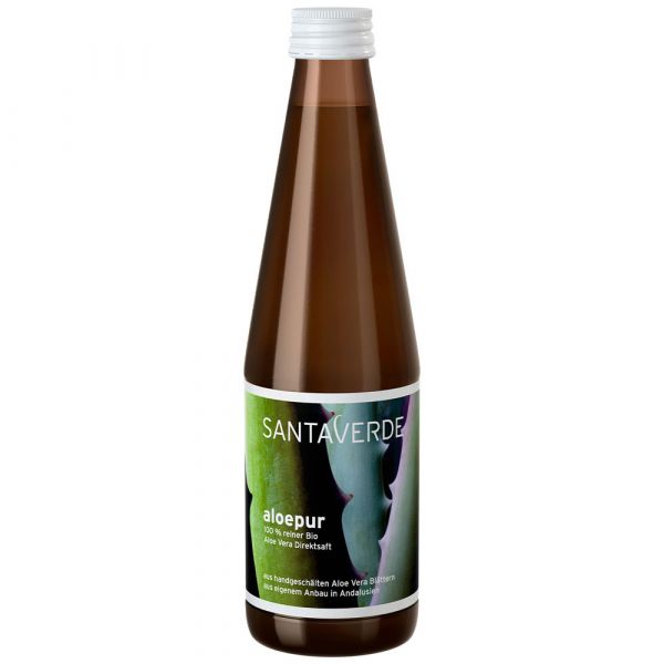 Santaverde aloepur 100% reiner Aloe Vera Saft 330ml