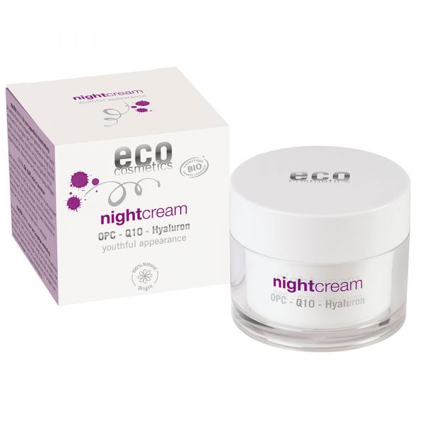 Eco Cosmetics Nachtcreme OPC Q10 und Hyaluron Eco Cosmetics Nachtcreme OPC Q10 und Hyaluron