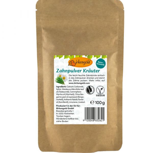 Birkengold Zahnpulver Kräuter Birkengold Zahnpulver Kräuter
