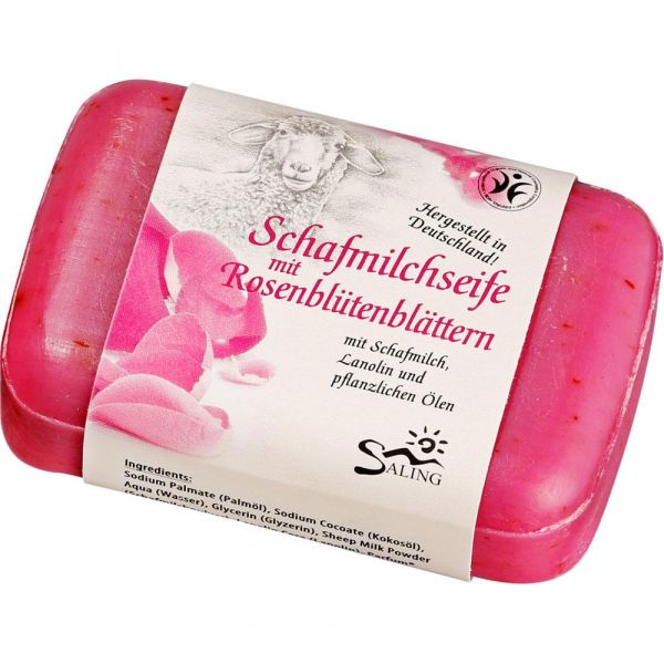 Saling Schafmilchseife Rosenblüten Saling Schafmilchseife Rosenblüten