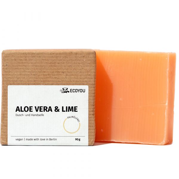ECOYOU Dusch- und Rasierseife Aloe Vera & Lime